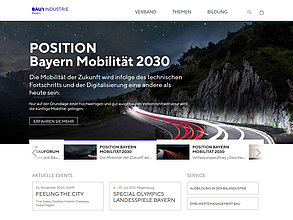 Website mit TYPO3: Der Bayrische Bauindustrieverband e.V.