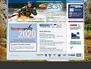 Website basierend auf TYPO3: Bayerischer Landes-Sportverband e.V.