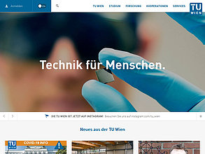 Website mit TYPO3: Technische Universität Wien