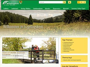 Website mit TYPO3: Erzgebirgskreis