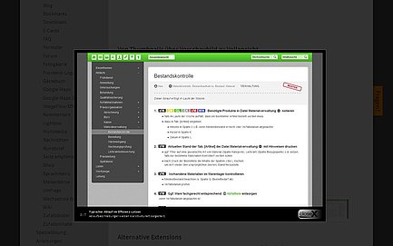 by clicking on the preview the TYPO3 extension rgsmoothgallery opens the image in full size in a lightbox