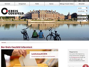 Website mit TYPO3: Kreis Coesfeld