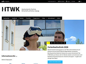 TYPO3 web site: HTWK Leipzig