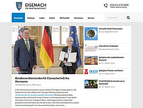 TYPO3 web site: Stadt Eisenach
