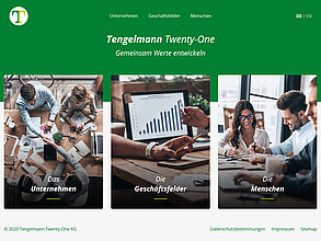 Web site with TYPO3: Tengelmann Warenhandelsgesellschaft KG