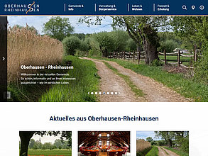 Website mit TYPO3: Gemeinde Oberhausen-Rheinhausen